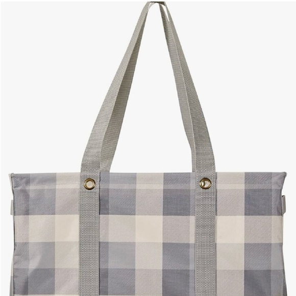 NWOT Embroidered Thirty-One large utility tote bag. Retired & NLA. - Picture 6 of 8